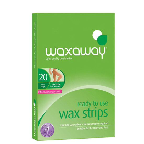 Waxaway Large Wax Strips