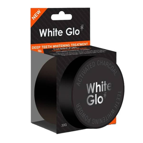 White Glo Activated Charcoal Deep Teeth Whitening Powder 30g