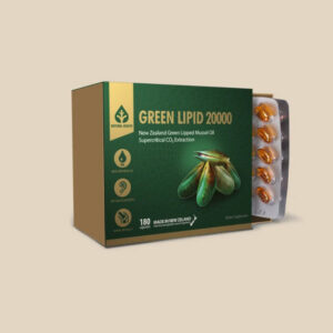 Green Lipid 20000 180 Capsules packaging
