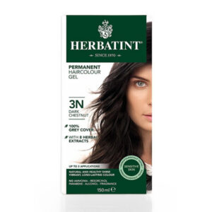 Herbatint Permanent Haircolour Gel Dark Chestnut 3N 150ml packaging
