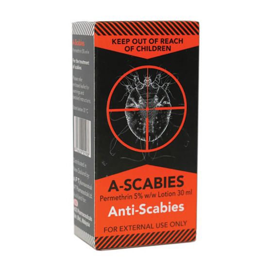 A-Scabies Permethrin logo