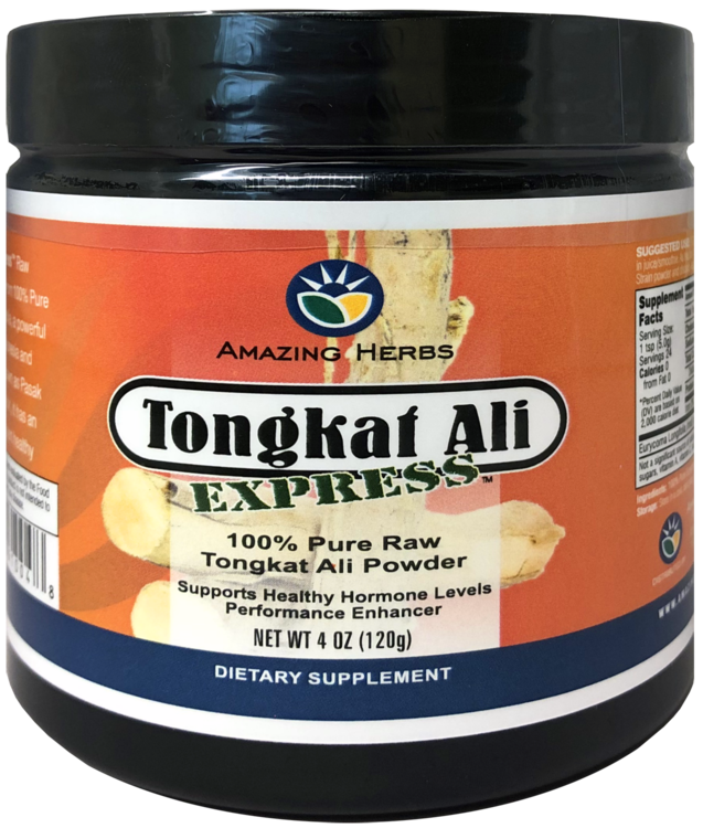Amazing Herbs Tongkat Ali Express 100% Pure Raw Powder 120g
