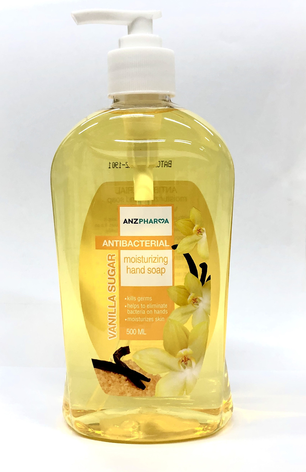 ANZ Pharma Antibacterial Hand Soap 500ml Vanilla Sugar