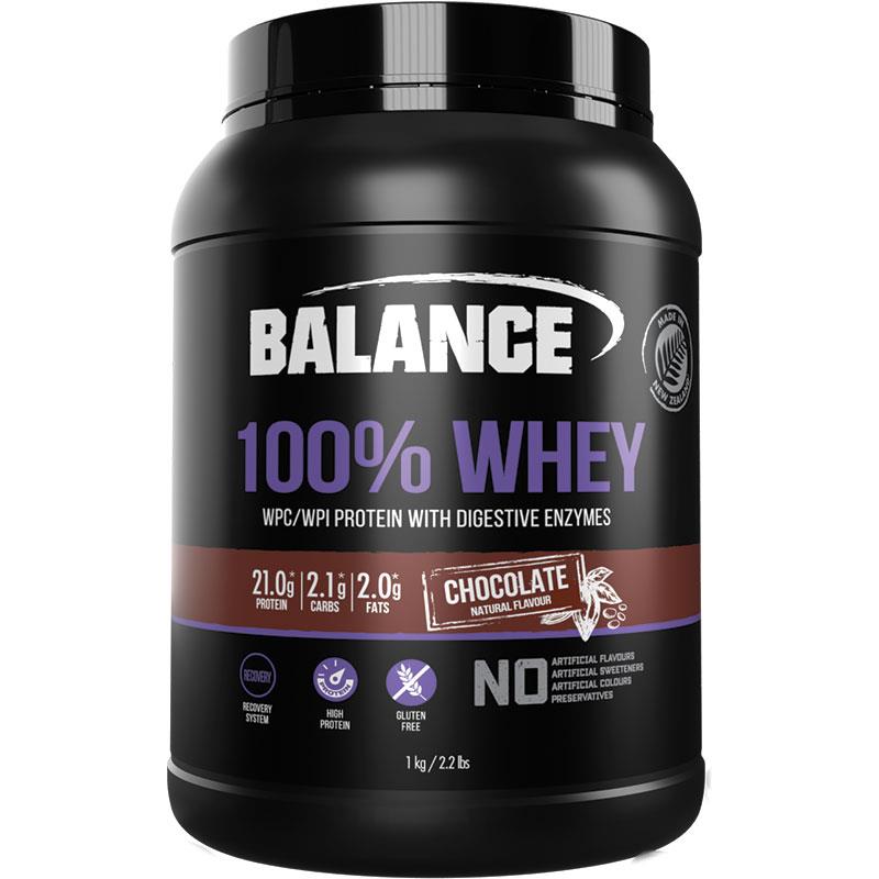 Balance 100% Whey Protein Powder Chocolate 1kg