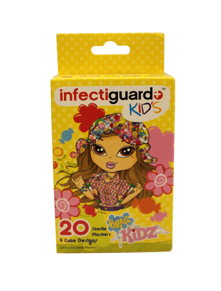 Bandaid Infectiguard Bratz Kids 20 pieces per box