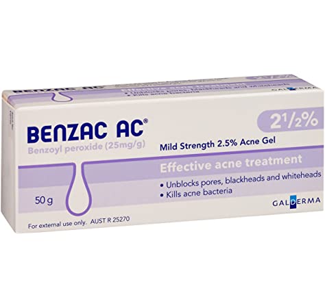 Benzac AC Gel 2.5% 60g