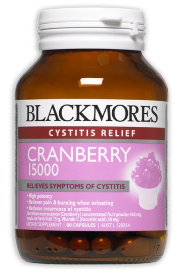Blackmores Cranberry 15000 60 Capsules