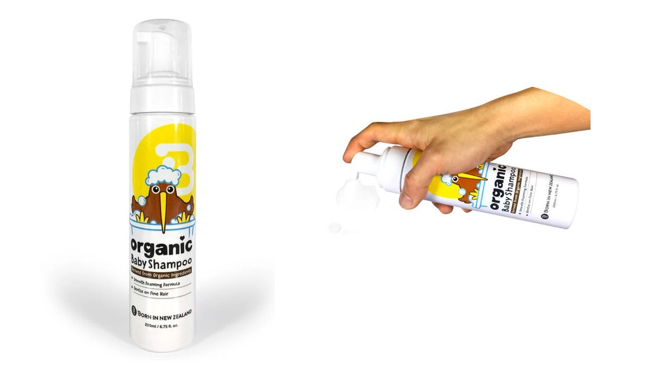 Baby Shampoo Organic Foaming Formula 200ml