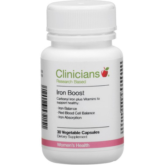 Clinicians Iron Boost 30 Capsules