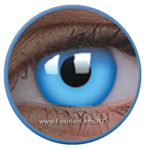 ColourVue Crazy Contact Lens Glow In Dark Blue Lens