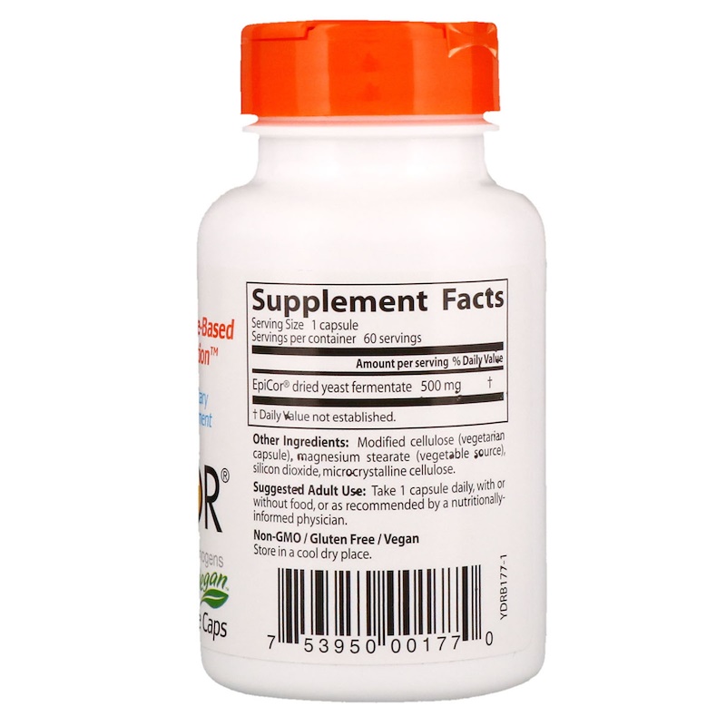 Doctor's Best Epicor 500mg 60 Capsules - Image 3