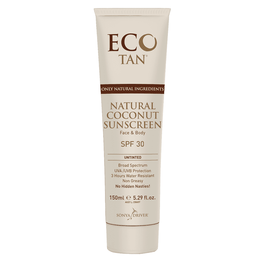 Eco Tan Natural Coconut Sunscreen SPF30 150ml