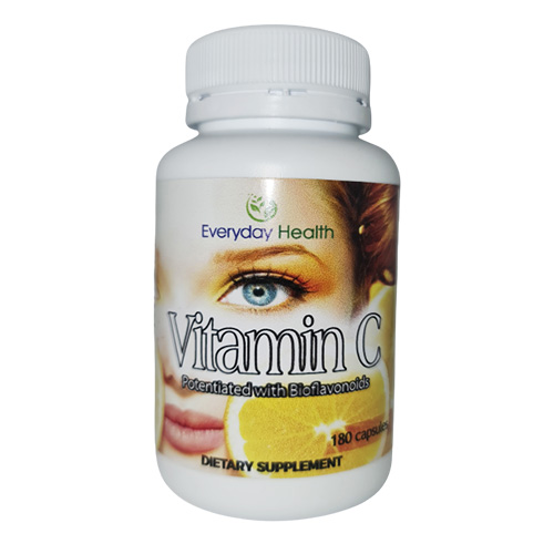 Everyday Health Vitamin C with Lemon Bioflavonoids 180 Capsules