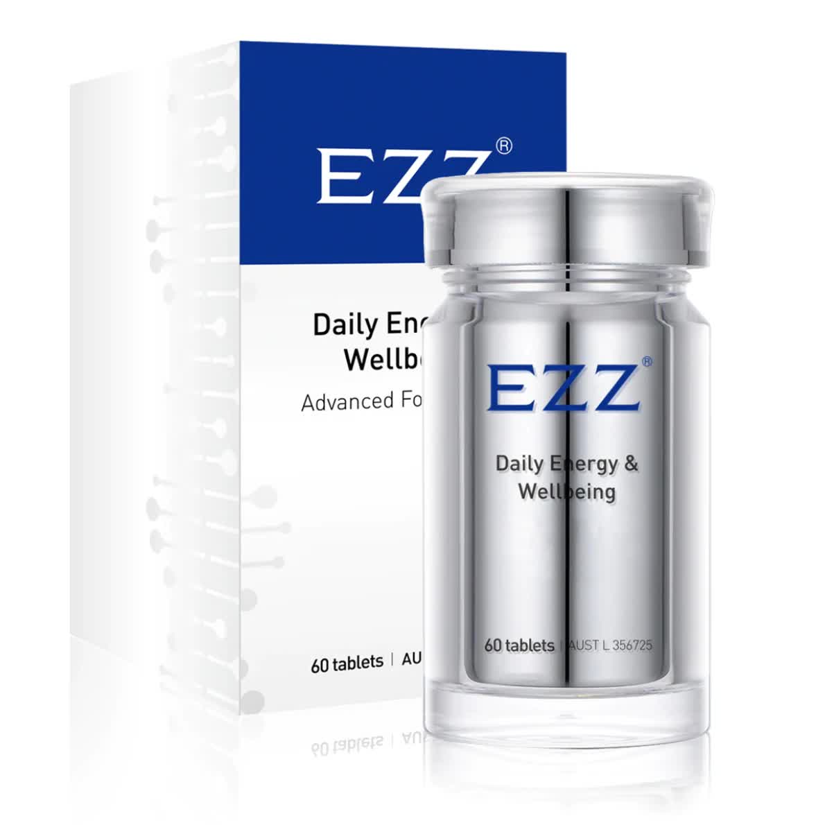 EZZ NMN NAD+ Daily Energy & Wellbeing 60 Tablets