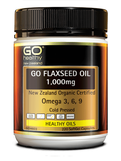 GO Healthy GO Flaxseed Oil 1,000mg 220 Capsules
