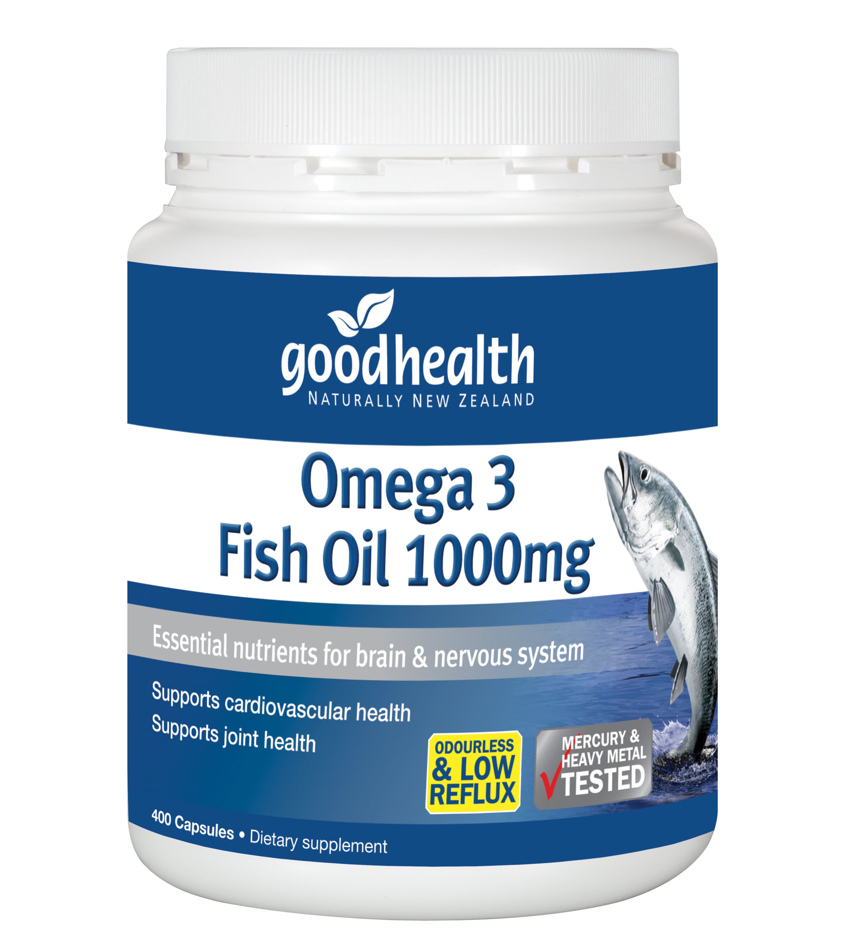 Good Health Omega 3 Fish Oil 1000mg 400 Capsules