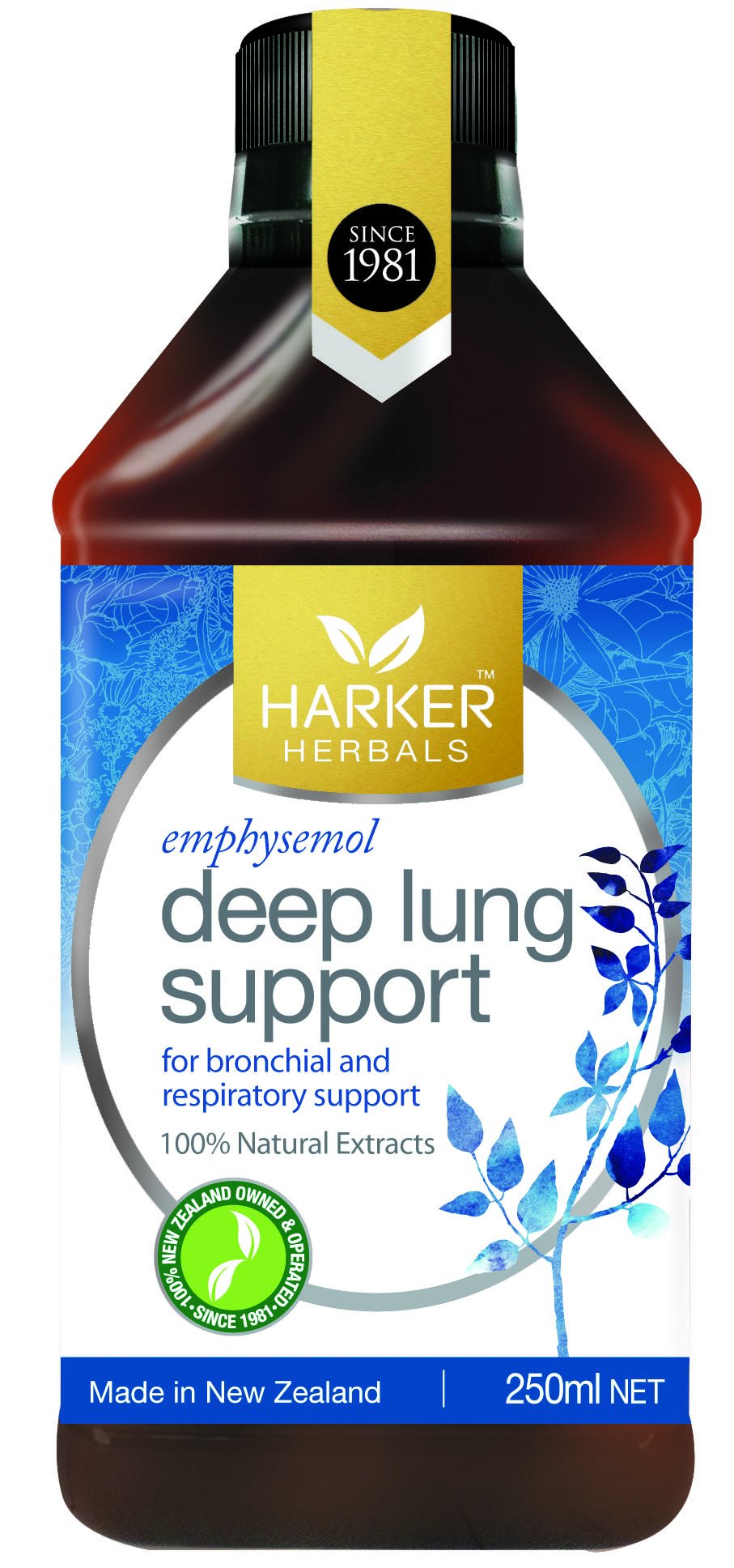 Harker Herbals Deep Lung Support Emphysemol 250ml