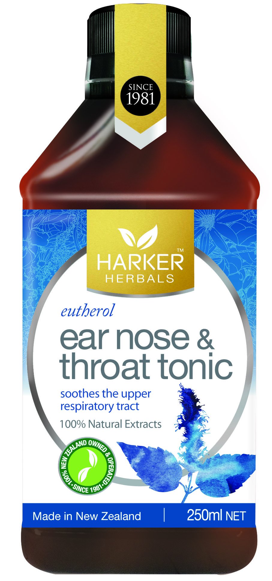 Harker Herbals Ear Nose Throat Tonic Eutherol 250ml