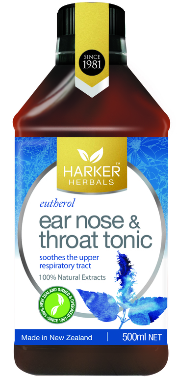Harker Herbals Ear Nose Throat Tonic Eutherol 500ml