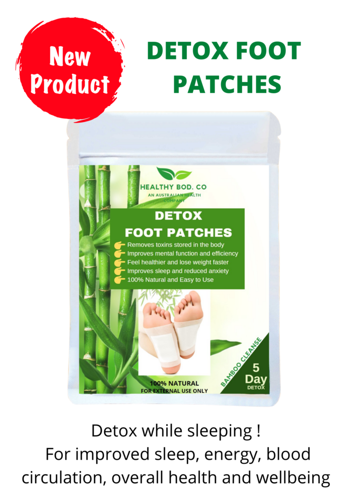 5 Day Detox Foot Patches Bamboo Cleanse