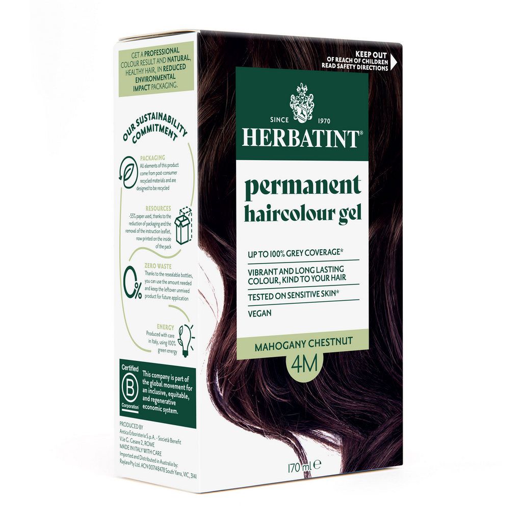Herbatint Permanent Haircolour Gel 4M Golden Chestnut 170ml