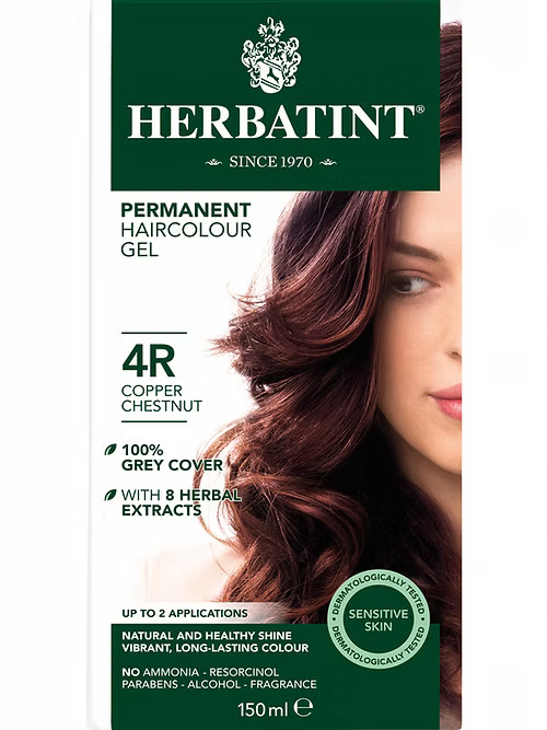 Herbatint Permanent Haircolour Gel 4R Copper Chestnut 150ml