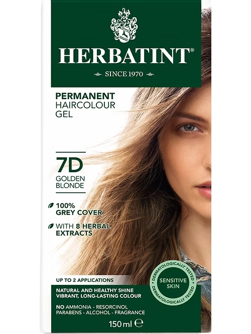 Herbatint Permanent Haircolour Gel 7D Golden Blonde 150ml