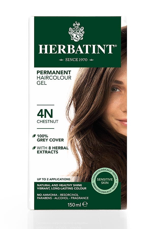Herbatint Permanent Haircolour Gel Chestnut 4N 150ml