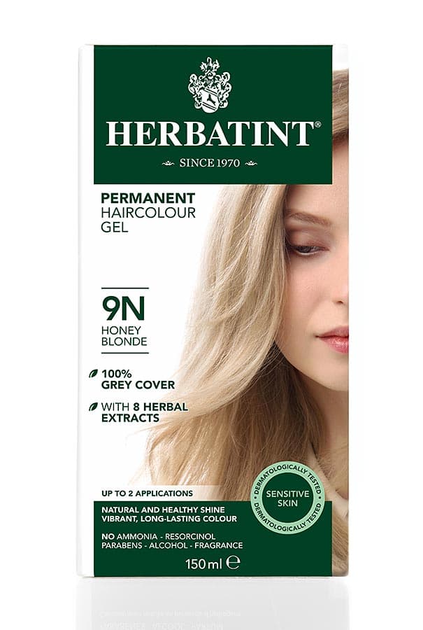 Herbatint Permanent Haircolour Gel Honey Blonde 9N 150ml