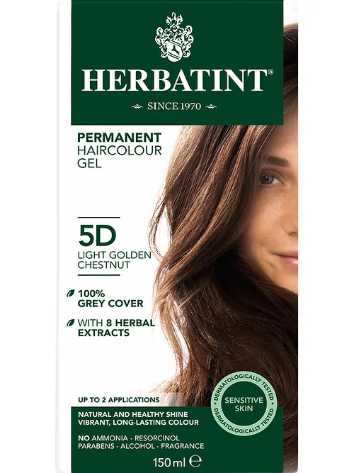 Herbatint Permanent Haircolour Gel 5D Light Golden Chestnut 150ml