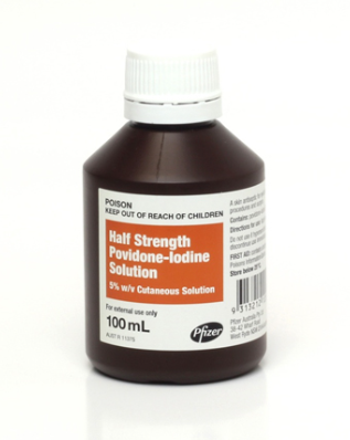Povidone Iodine 5% Solution 100ml