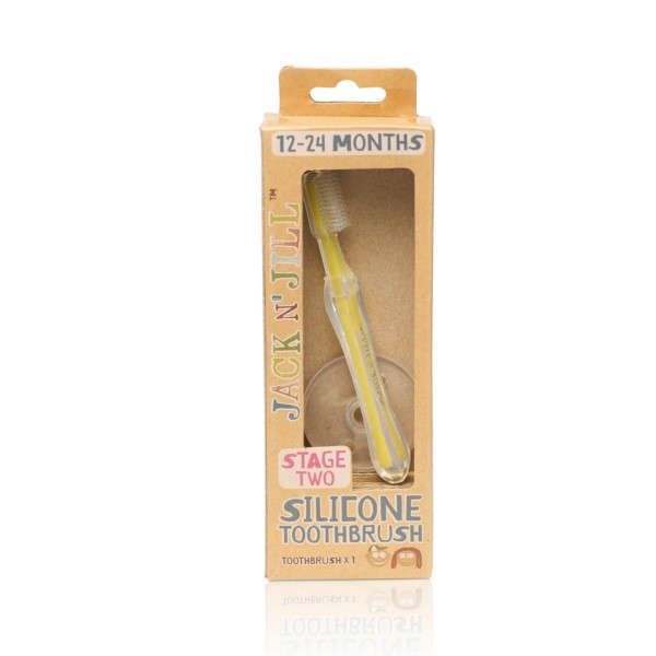 Jack N Jill Silicone Toothbrush Stage 2 (1-3-Years) - Image 4