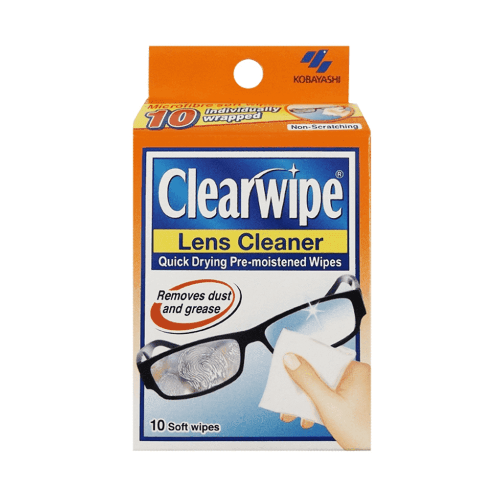 Kobayashi Clearwipe Lens Cleaner 10 Soft Wipes
