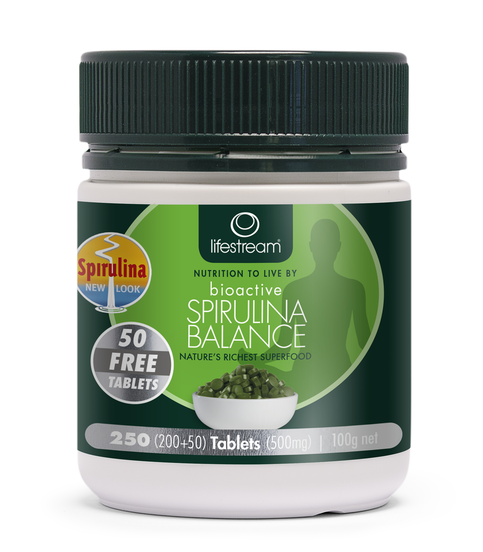 LifeStream Bioactive Spirulina Balance 200+50 Tablets