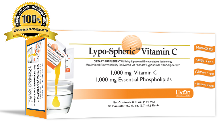 LivOn Labs Lypo-Spheric Vitamin C 30 Pack 5.7ml Each