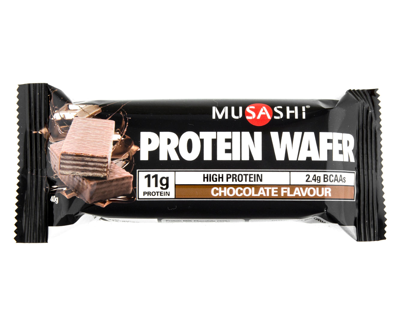 Musashi Protein Wafer Bars Chocolate Flavour 11g