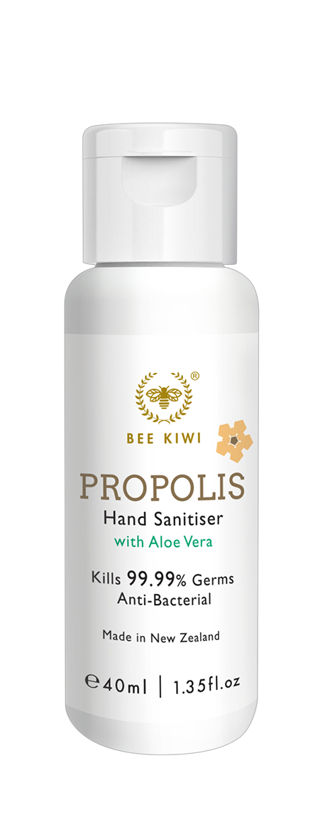 Bee Kiwi Alcohol with Propolis Hand Sanitiser 40ml