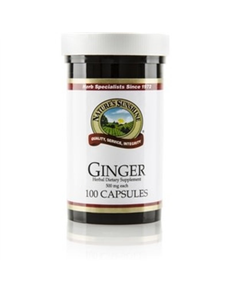 Nature's Sunshine Ginger 100 Capsules