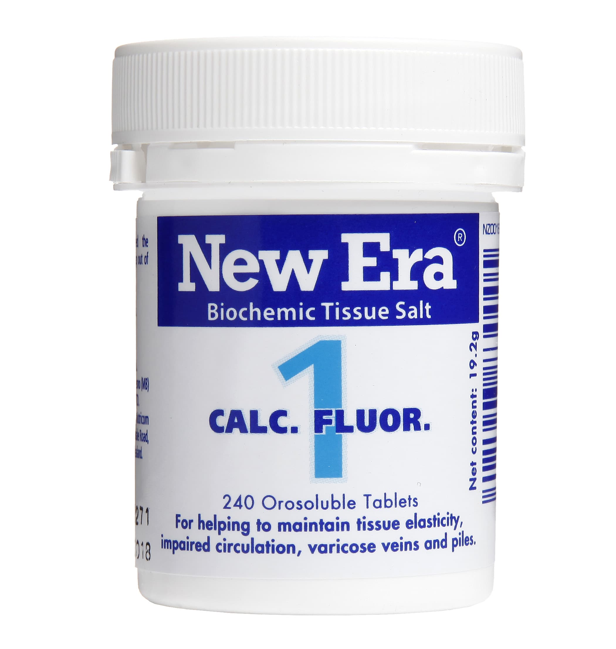 New Era Tissue Salt No.1 Calc. Fluor. 240 Tablets