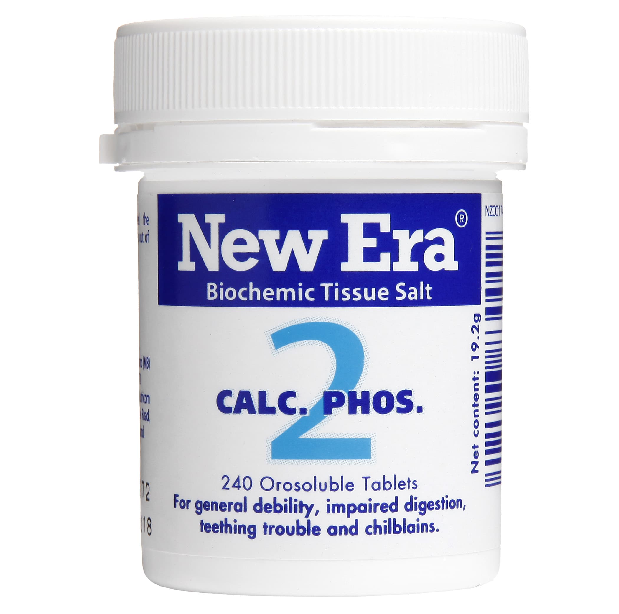 New Era Tissue Salt No.2 Calc. Phos. 240 Tablets