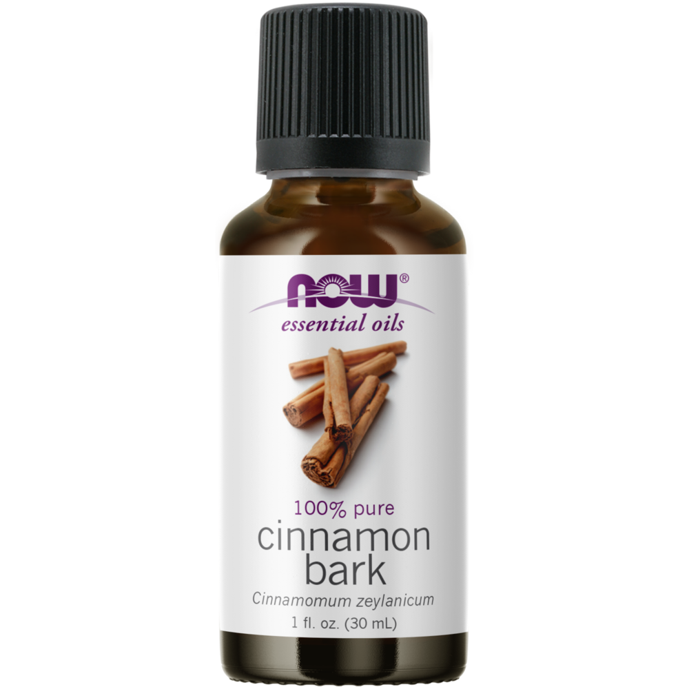 NOW Essential Oils Cinnamon Bark Oil (Cinnamomum Zeylanicum) 100% Pure 30ml
