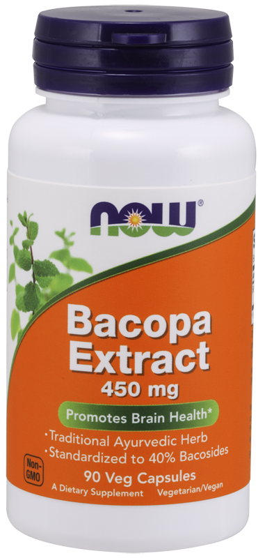 Now Foods Bacopa Extract 450mg 90 Capsules