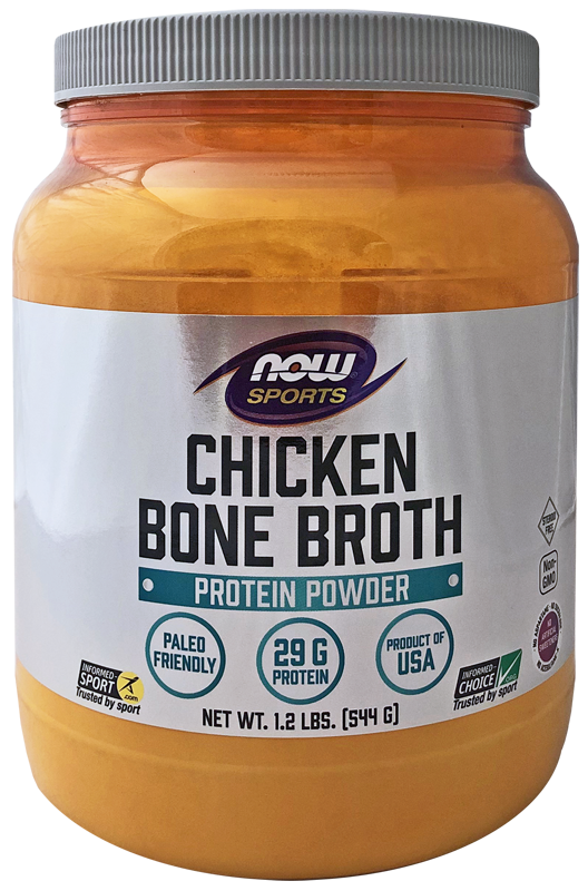 Now Foods Chicken Bone Broth Protein Powder 544g