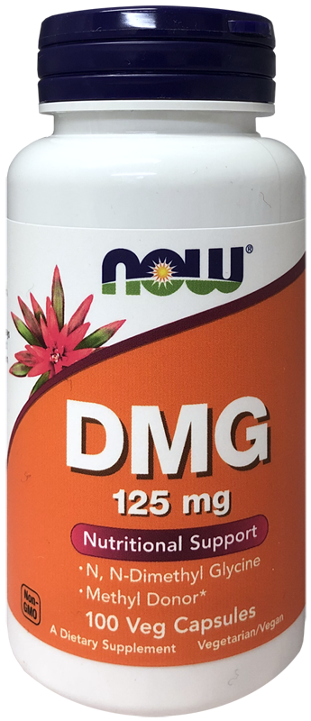 Now Foods DMG 125mg Nutritional Support 100 Capsules