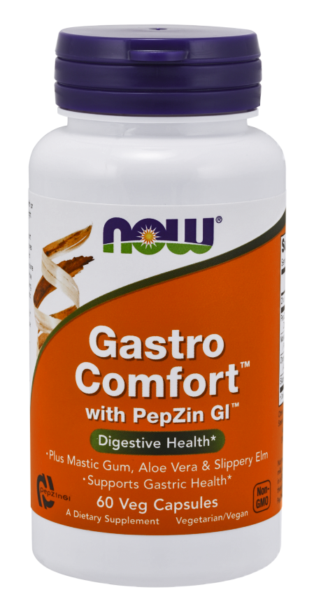 Now Foods Gastro Comfort with PepZin GI 60 Capsules