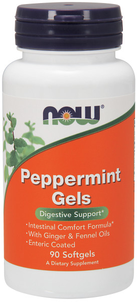 Now Foods Peppermint Gels 90 Softgels
