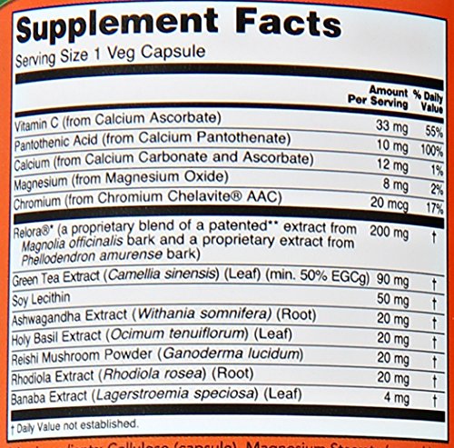 Now Foods Adrenal Stress Support 90 Capsules - Image 4