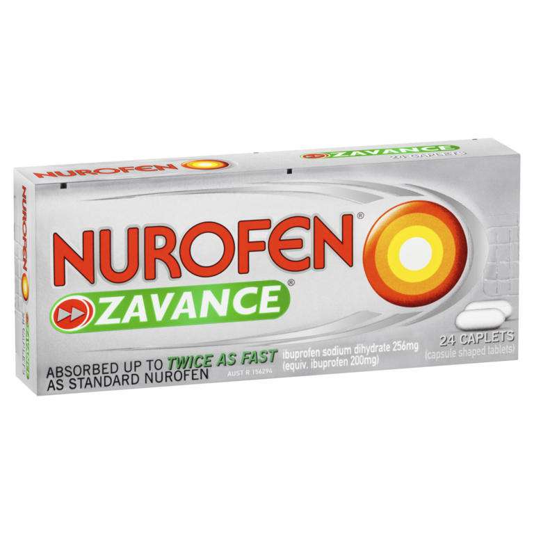 Nurofen Zavance Ibuprofen Pain Relief 24 Caplets