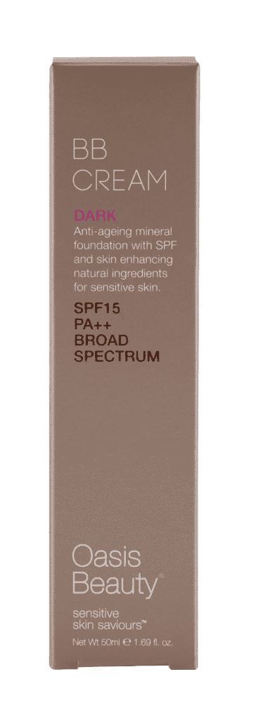 Oasis Beauty Natural BB Cream SPF 15 in Dark Shade 50ml