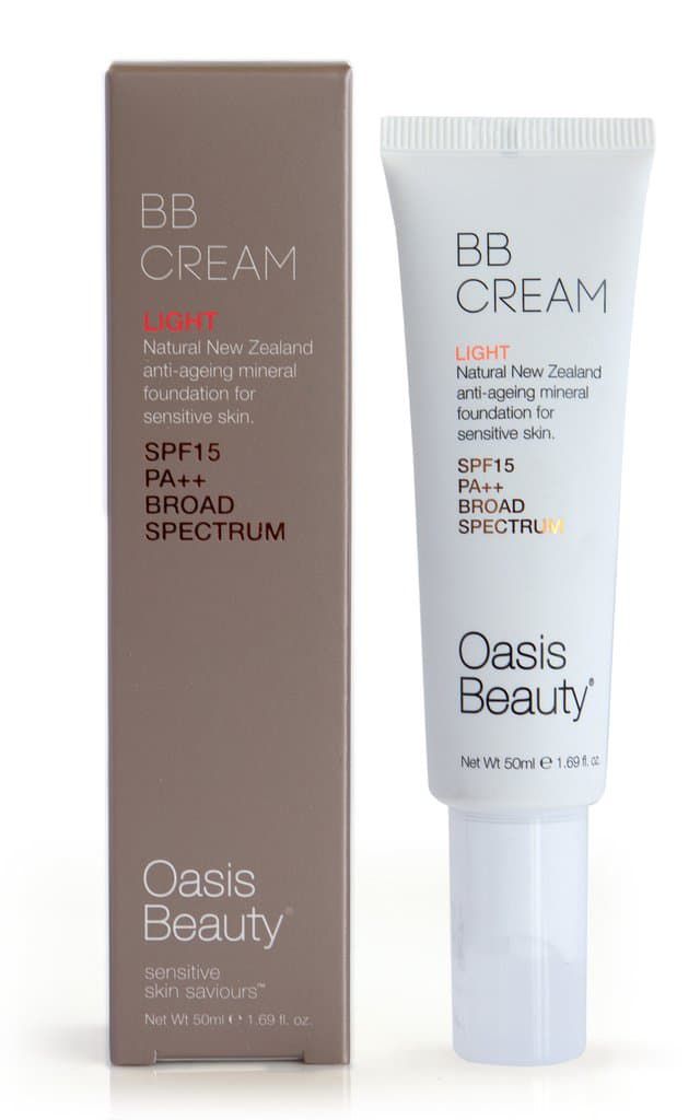 Oasis Beauty Natural BB Cream SPF 15 in Light Shade 50ml